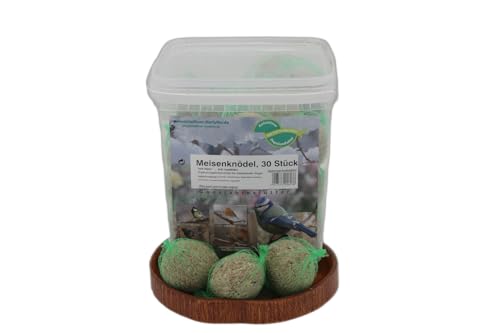 Anhaltiner Meisenknödel 30 Stück mit Netz mit Insekten Anhaltiner Vogelfutter