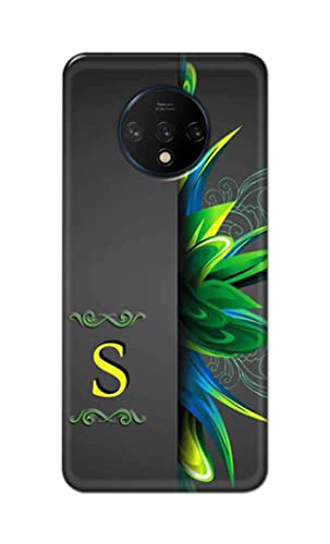 Image of Name II Initial II Letter Alphabet S Hard Back Case Cover for OnePlus 7T Back Cover -(J5) VNS2222