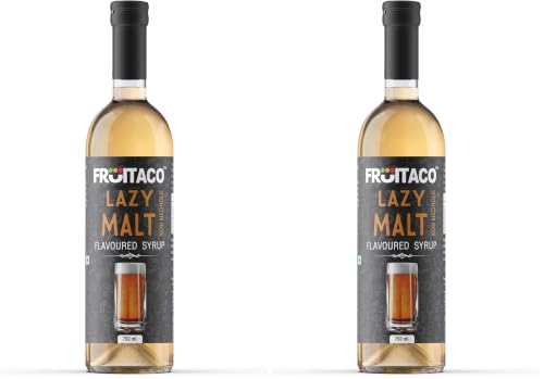 Image of Fruitaco Malt Syrup: Perfect Mixer for Enhancing Mocktails & Cocktails, Drinks, Shakes,Juices and Mojitos at Parties, Conveniently Packaged in a 750ml Bottle for All Your Mixing Needs | Non-Alcoholic