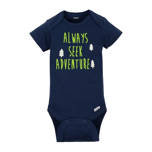 Image of Gerber Unisex Baby 5-Pack Short Sleeve Variety Onesies Bodysuits