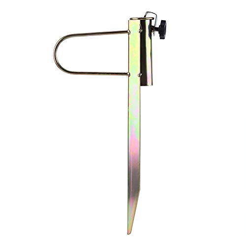 MAGT Sonnenschirmhalter, 1 Stück Eisen Sonnenschirmständer Outdoor Sonnenschirm Bodennagel Angelschirm Sonnenschirm Ständer für Garten Outdoor Reisen