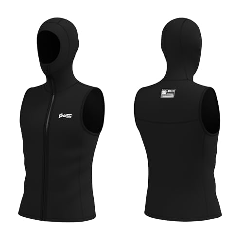 GoldFin Mens Wetsuit Hooded Vest and Wetsuit Pant 2mm, Negro talla XL miniatura 2