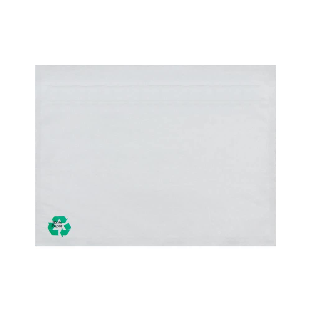 Bolsas Portadocumentos de Papel Transparente para Enviar Paquetes con Autocierre Adhesivo Fácil y Resistente. Bolsas de 240x180 para Embalaje de Correo y Envíos Seguros. 200 uds.