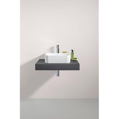Villeroy&Boch Handwaschbecken Finion 43644L 430x390mm 1L Arm HL durchgest o ÜL Stone White CeramicPlus – Bild 3