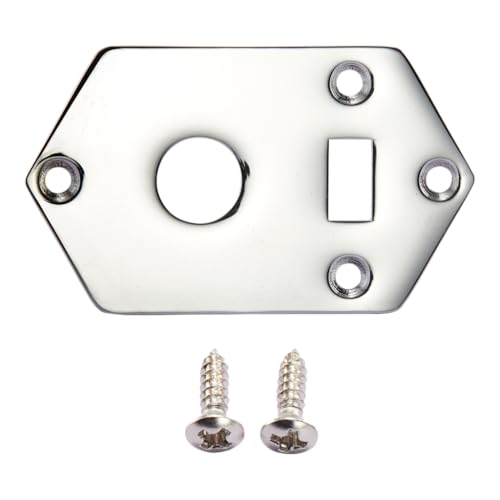 Dopro - Placa de control de placa de interruptor de pastilla de guitarra eléctrica con orificio para...