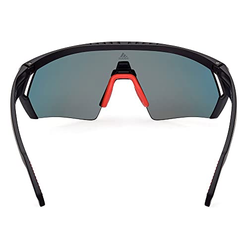 adidas Sunglasses Sport SP 0063 02U Matte Black/Bordeaux Mirror4