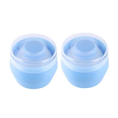 IWOWHERO Boys and Girls Body Puff Powder Talc- 2 Pack Portable Plush Easy to Use Store