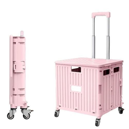 Carro utilitario con ruedas para subir escaleras y mango telescópico, carrito plegable portátil para compras de comestibles, jardín, camping, playa y transporte al aire libre