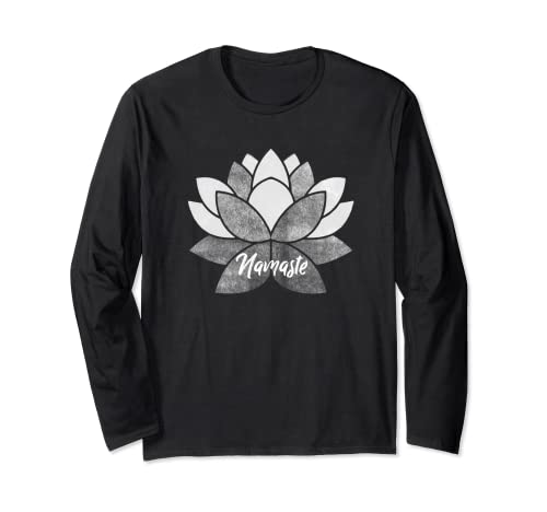Namaste - Peaceful Lotus Flower - Langarmshirt Cover