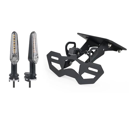 �I�[�g�o�C�h���I�[�K�i�C�U�[�|�[�` �p��MT-03 �p��MT-25 �p��YZF R3 �p��MT25 �i���o�[�v���[�g�u���P�b�g LED �����E�B���J�[ �e�[���^�C�f�B �t�F���_�[�G���~�l�[�^�[�L�b�g(LED And Bracket)