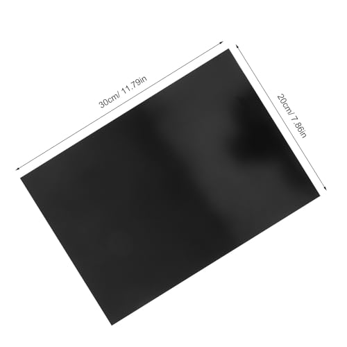 Plaques aluminium anodisé noir 30x20 cm pour gravure de précision - 2