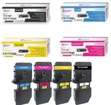 TK-5240 Generic Toner Cartridge Double Value Pack, Black/Cyan/Magenta/Yellow, Compatible with ECOSYS M5526 Series, 4000/3000 Pages Yield