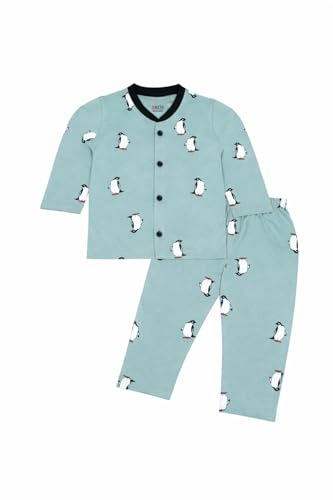 Image of 3BROS BodySuit /Dress for Boys /Girls Full Pajama & Casual Full Sleeves Night Suit Top Combo Kids Set
