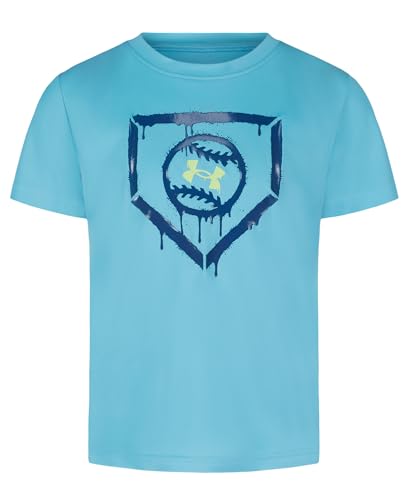 Image of Under Armour Boys Short Sleeve Baseball Graphic T-Shirt, Lightweight & Breathable, Relaxed Fit