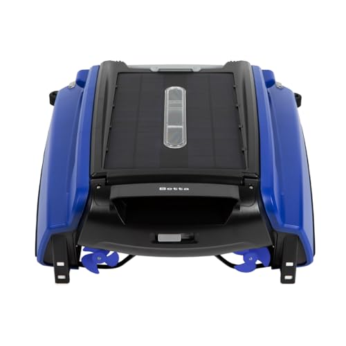 Betta SE Solar Powered Automatic Robotic Pool Skimmer with Enhanced Core Durability and Re-Engineered Twin Salt Chlorine Tolerant Motors (Blue) by Betta - Used condition - CA$409.90