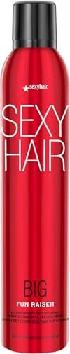 SexyHair Big Fun Raiser Volumizing Dry Texture Spray, 8.5 Oz | Up to 48 Hour Hold | Added Volume | Up to 24 Hour Humidity Resistance | All Hair Types