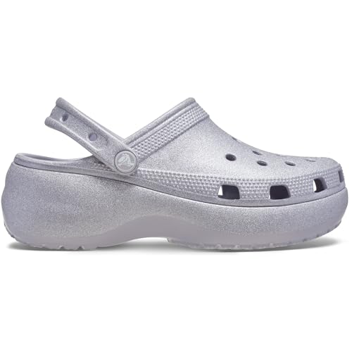 Image of Crocs Women's Classic Platform Glitter Clog