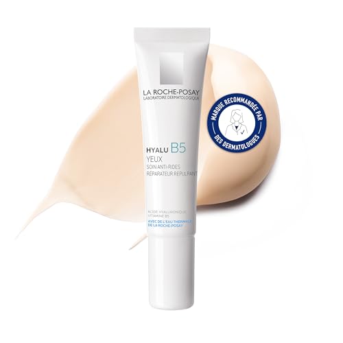La Roche-Posay - Hyalu B5 - Crème Contour des Yeux Anti-Rides qui Hydrate, Repulpe et Lisse les Signes de l’âge - Soin des Yeux Enrichi en Acide Hyaluronique et Vitamine B5 - Pour Tous Types de Peaux La Roche-Posay - Hyalu B5 - Crème Contour des Yeux Anti-Rides qui Hydrate, Repulpe et Lisse les Signes de l’âge - Soin des Yeux Enrichi en Acide Hyaluronique et Vitamine B5 - Pour Tous Types de Peaux