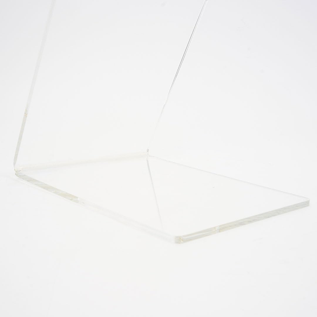 Danieli Store - Atril de Metacrilato Transparente con Bolsillo para Comunicaciones A4 - Expositor de Atril de Suelo Porta Menu - Atril de Interior