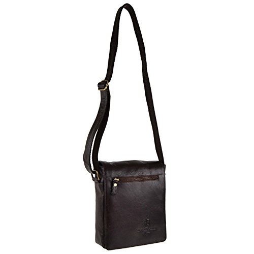 Protetto con un Chiusura magnetica a scatto, Slip-nella sezione sul pannello frontale, All'interno della borsa include; Ulteriori centrale con zip Sezione & Pen Slots, Piccola Sezione Zipped & una in slip Sezione, Sezione zip in Reverse,