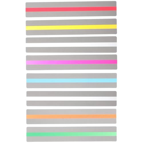 Bandes de lecture guidées et marque-pages colorés de suivi visuel
