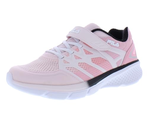 Fila Wanderun Strap Boys' (12-4) Running Shoe Red