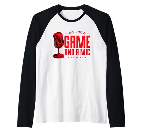 Sports Announcer Raglan Baseball Tee