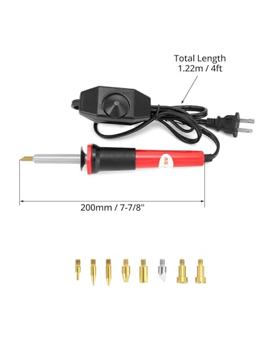 QWORK Woodburning Tool with Comfort Grip