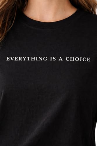 Image of Women's Cotton T-Shirt | Over Sized Fit Half Sleeve | 100% Cotton Women T Shirt | Aesthetic Summer Wear