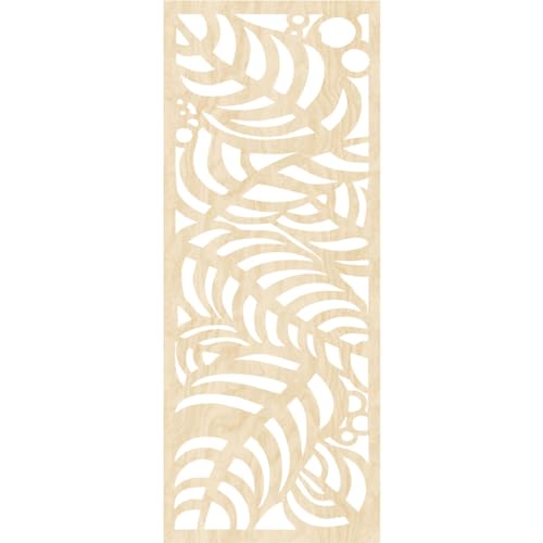 Image of 11 3 /8 inchW x 29 3 /8 inchH x 3 /8 inchT Mills Decorative Fretwork Wood Wall Panels, Birch