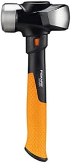Fiskars Fäustel IsoCore M für den Einsatz bei Präzisionsabbrucharbeiten, Länge: 29 cm, Gewicht: 1,64 kg, Schwarz/Orange, 1020217