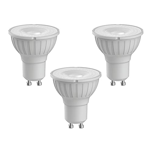 Megaman GU10 Reflector Dimmable LED Lamp, 5.5 Watt, 2800K Colour Temperature, Warm White 3 Packs