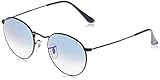 ray ban round metal silber Protective case included Ray-Ban MOD. 3447 Ray-Ban Sonnenbrille MOD. 3447 Rund Sonnenbrille 50, Schwarz