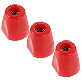 HEMOTON 3 Teiliges Zaunreparatur Werkzeugset Zaunzubehör Metall Fassmutter Zaunstecknuss Edelstahl Fassmutter Zaunzubehör Zaunwartungsteile Zaungriffmutter Rot