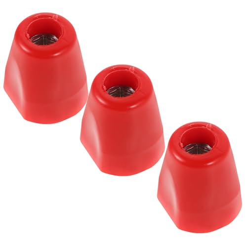 HEMOTON 3 Teiliges Zaunreparatur Werkzeugset Zaunzubehör Metall Fassmutter Zaunstecknuss Edelstahl Fassmutter Zaunzubehör Zaunwartungsteile Zaungriffmutter Rot