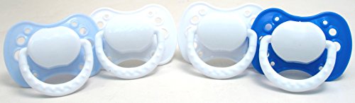 Griptight - Ciucci sanitari a ciliegia in silicone; da 0 mesi in poi; in confezione da 4