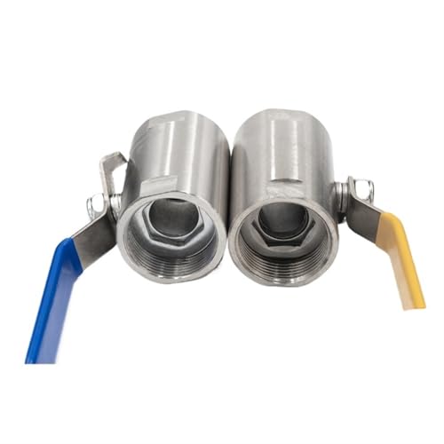 Válvula de bola de acero inoxidable DN40 con rosca interna de 1 unidad 3