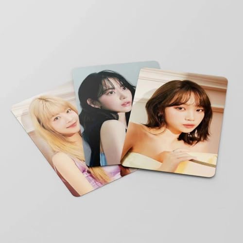 HoluzYX LE SSERAFIM 2024 SEASON'S GREETINGS Cartões Lomo 55 Pcs Coleções Álbum Cartões Fotográficos