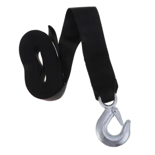Mikinona Winch Straps with Hook Heavy Duty Towing for Cars Trailers and Suvs Quick Release Mechanism High Elasticity for Shock Absorption Versatile Tow Straps