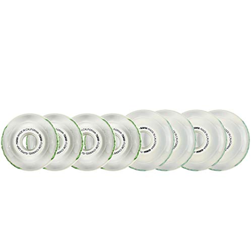 Labeda Slime Roller Hockey Wheels 76mm 80mm X-Soft (76A) Hilo Set White