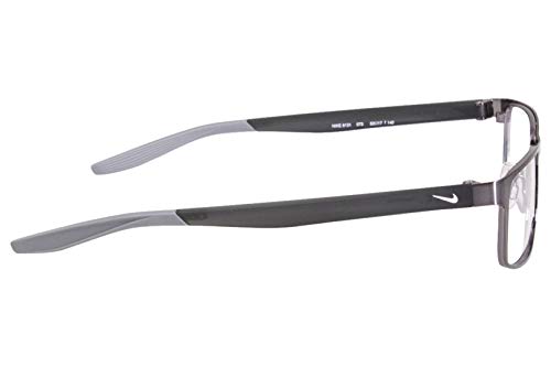Nike Eyeglasses 8131 073 Brushed Gunmetal/Wolf Grey 53-17 #TOP2