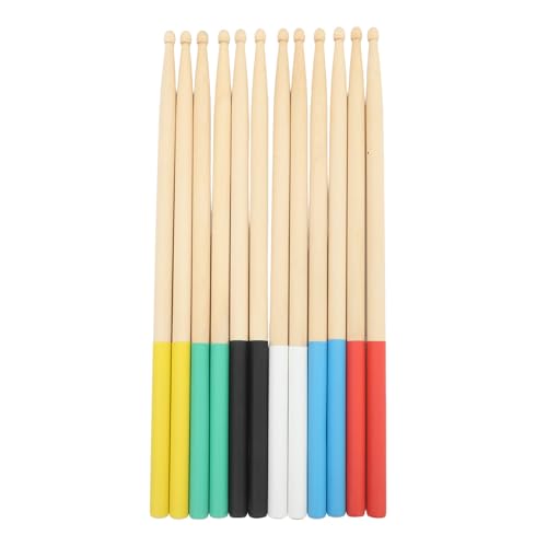 Baguettes de batterie Amosfun en bois anti-glisse pour éviter les chutes en plein jeu