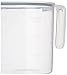 Sistema Flour and Sugar Storage Containers for Pantry with Lids and Measuring Cup, Dishwasher Safe, 13.7-Cup, White