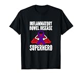 Ruban violet de super-héros des maladies inflammatoires de l'intestin T-Shirt