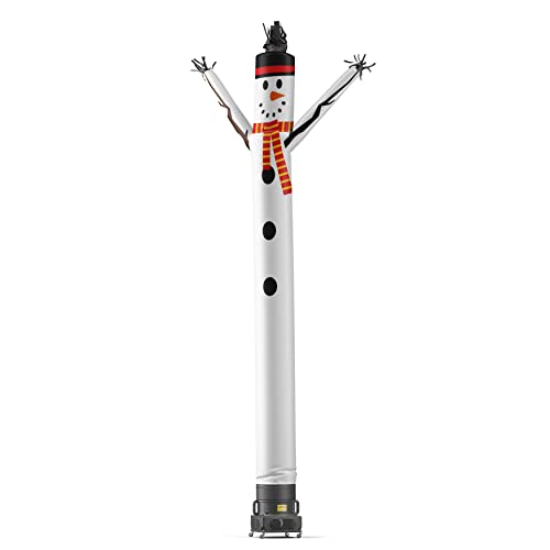 Lookourway Air Dancers Inflatable Tube Man Set - 20Ft Snowman Wacky Waving Inflatable Tube Guy With 18-Inch Diameter Blower - Christmas Holiday Promotion #TOP5