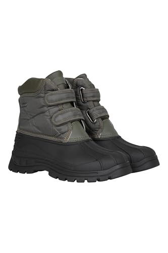 Mountain Warehouse Grit Womens Short Muck Boots - Lightweight & Comfortable Shoes Cushioned Footbed Hook & Loop Fastening - Spring Summer Walking & Outdoors Khaki Adult Shoe Size 6