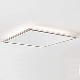 deckenleuchte indirektes licht Per Fernbedienung ist die Helligkeit der Leuchte stufenlos dimmbar und Lichtfarbe von warweiß (2700K) bis tageslichtweiß (6200K) einstellbar