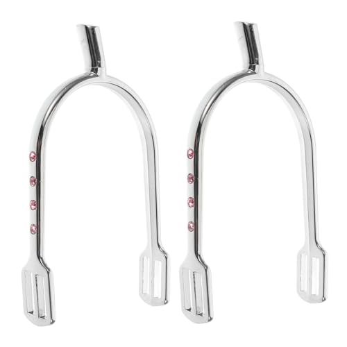 Ipetboom Saddle Pads Spur Spur Straps Silver Zinc Alloy