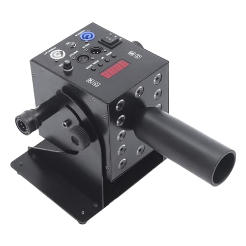 Máquina de humo o niebla con 13 luces LED, 260 W, portátil para escenario, altura de pulverización de 19,69-26,25 pies, ángulo ajustable, ideal para bodas, Halloween, fiestas y efectos en escenario miniatura 6