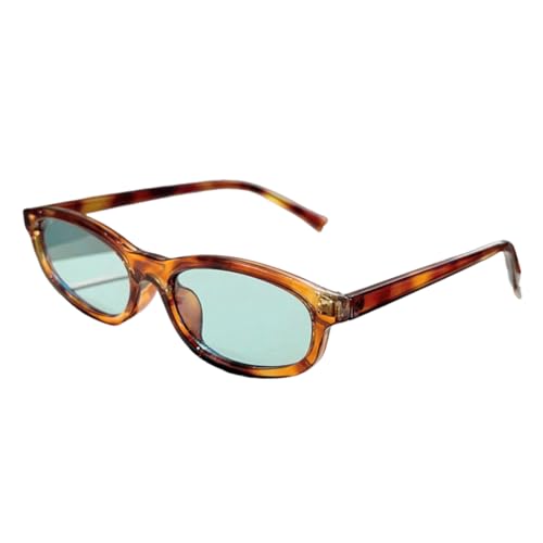 Lunettes de soleil ovales vintage avec protection UV pour sublimer le regard des femmes